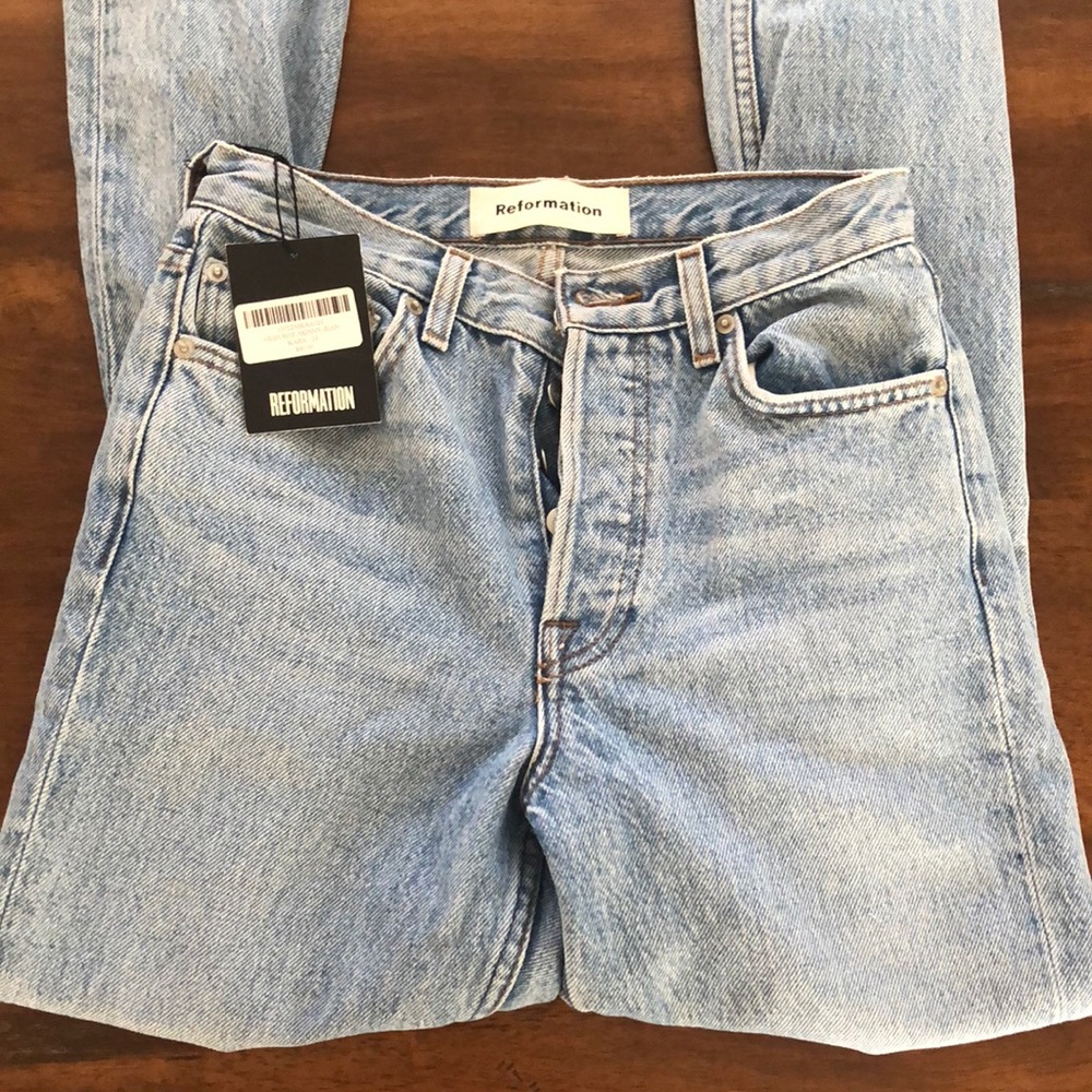 Reformation high rise skinny jean - Size 24